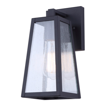 Canarm Coralea 1-Light Outdoor Lantern - 120V - Sand Black