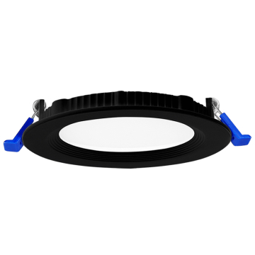 Lotus 4" Round Regressed Baffle Economy LED Downlight - 10W - CCT Selectable - 700 Lumens - Black