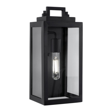 AFX Kansas 14" Outdoor Medium Base Wall Sconce - 120V - Black