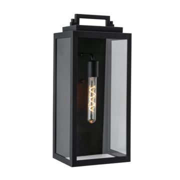 AFX Kansas 19" Outdoor Medium Base Wall Sconce - 120V - Black