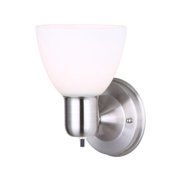 Canarm 1-Light Wall Sconce - 120V - Brushed Nickel