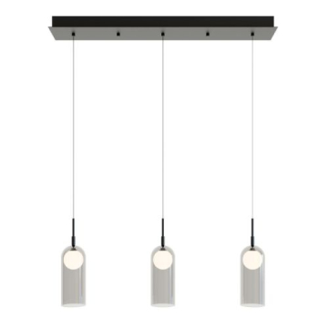 AFX Kiran 3-Light Linear LED Pendant - 3000K - 120V - Black