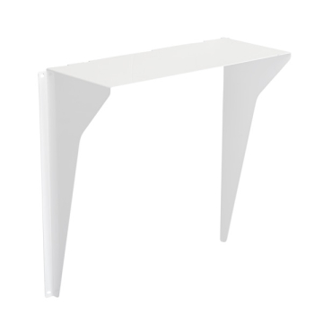 Keystone Reversible Glare Shield for Medium Size Area Lights - White