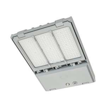 Keystone XFit OpticSwap LED Area Light - Type III, V Included - 140 | 100 | 70W - CCT Selectable - 120-277V - Silver