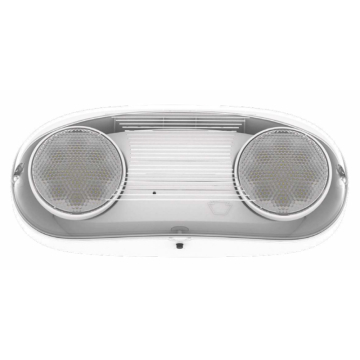 Keystone LED Emergency Light - Wet Location - 6500K - Battery Backup - 120-277V - White