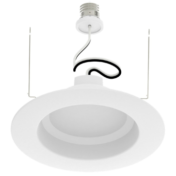 Keystone LED Residential Retrofit - 6" Round - Contractor Series - 120V - 7W - 3000K - 120V - TRIAC Dimming - E26 Adapter Included