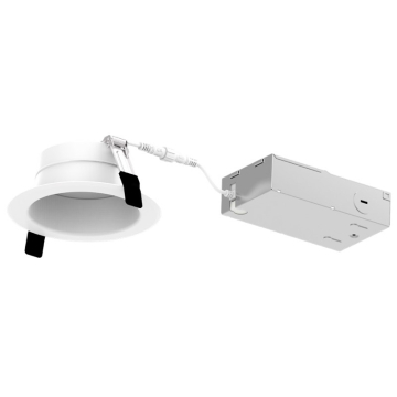 Keystone LED Recessed Downlight - 4" Round - CCT Selectable - 9W - 120V - Phase Dimming
