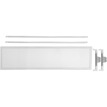 Keystone 1x4 XFit LED Flat Panel Doorframe Retrofit Kit - 0-10V Dimming - CCT Selectable - 120-277V