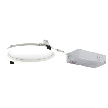 Keystone LED Recessed Wafer Downlight - 8" Round - CCT Selectable - 23W - 120V - Phase Dimming
