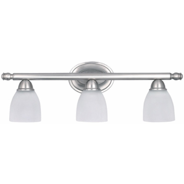 Canarm Vanity 3-Light Vanity Light - 120V - Brushed Pewter