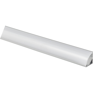 Task Lighting 48" Angled Aluminum Mounting Channel for LED Tape Light - Frosted Lens