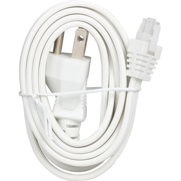 Task Lighting 60" Plug Cable for LED Light Bars - White