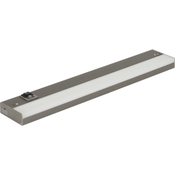 Task Lighting 9.5W 18" LED Under Cabinet Light - CCT Selectable - 700 Lumens - 120V - Dark Silver
