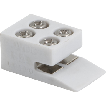 Task Lighting 8-10mm EZ Ramp Tape-to-Wire Ramp Connector - 6 Pack - White