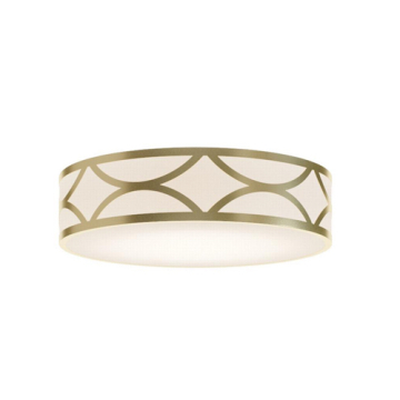 AFX Lake 16" LED Flush Mount - CCT Selectable - 120-277V - Gold