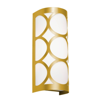 AFX Lake 13" LED Wall Sconce - CCT Selectable - 120-277V - Gold