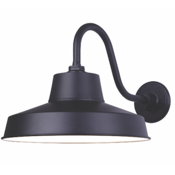 Canarm Outdoor 14" LED Barn Light - 3000K - 2,400 Lumens - 120V - Black