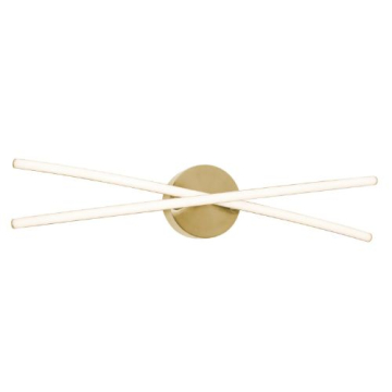 AFX Lock 24" LED Vanity Light - 3000K - 120V - Satin Brass