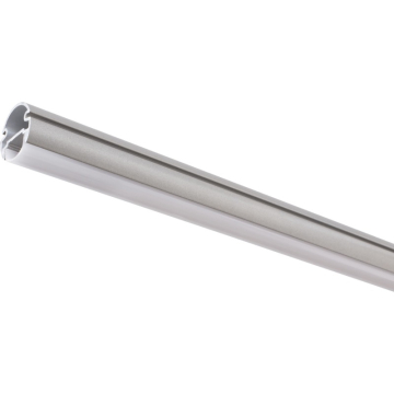 Task Lighting 54" Lighted Closet Rod - 4000K - Aluminum Profile - Frosted Lens - Satin Nickel - 24V