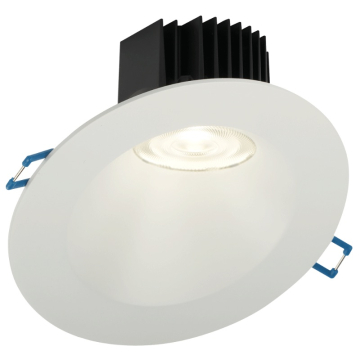 Lotus 4" Round Sloped Regressed LED Downlight - 15W - CCT Selectable - 1,390 Lumens - 120V - White