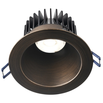 Lotus 4" Round Deep Regressed HO LED Downlight - 2700K - 1,500 Lumens - 120V - Oil Rubbed Bronze