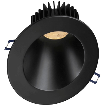 Lotus 5" Sloped Deep Regressed LED Downlight - 30° Slope - 15W - 2700K - 1,100 Lumens - 120V - Black