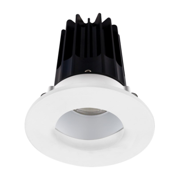 Lotus 2" LED Recessed Downlight - 8W - 2700K - 580 Lumens - Silver Reflector - Wall Wash Trim - 120V