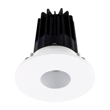 Lotus 2" LED Recessed Downlight - 8W - 2700K - 580 Lumens - Silver Reflector - Pinhole Trim - 120V