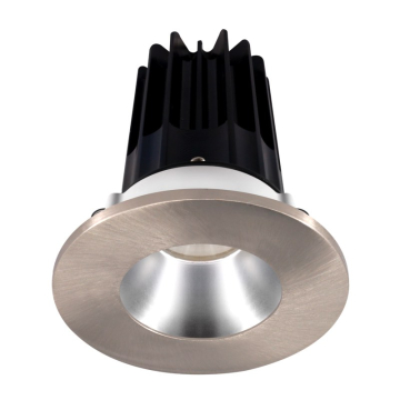 Lotus 2" LED Recessed Downlight - 8W - 2700K - 580 Lumens - Silver Reflector - Round Brushed Nickel Trim - 120V