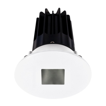 Lotus 2" LED Recessed Downlight - 8W - 2700K - 580 Lumens - Chrome Reflector - Square Hole Trim - 120V