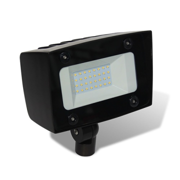Stonco LED Flood Light - 20W - 4000K - Knuckle Mount - 120-277V - Bronze