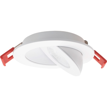 Lotus 3" Floating Gimbal LED Downlight - 7W - CCT Selectable - 640 Lumens - 120V - White