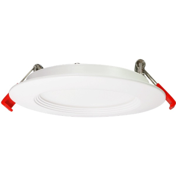 Lotus 9W 4" Round Regressed Baffle Economy LED Downlight - CCT Selectable - 120V - White