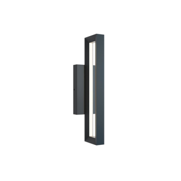 AFX Liam 18" LED Outdoor Wall Sconce - CCT Selectable - 120-277V - Black
