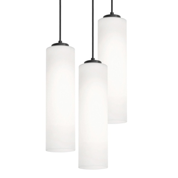 AFX Leo 3-Light Round Pendant - 120V - Black