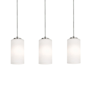 AFX Leo 3-Light Linear Pendant - 120V - Satin Nickel