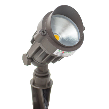 Westgate LF12 LED Landscape Bullet Flood Light - 6W - RGB + 3000K - 450 Lumens - 12V - Bronze