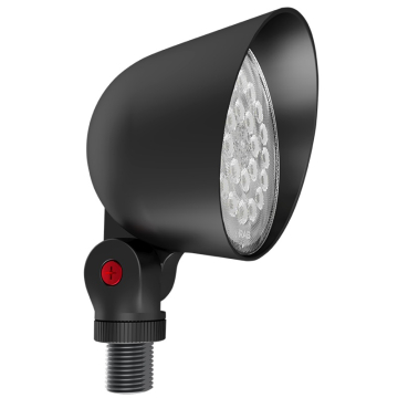 RAB LF17 Field-Adjustable LED Landscape Flood - 8W - CCT Selectable - 120V - Bronze
