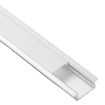 Lotus 48" Recessed Mount Aluminum Mounting Channel with White Diffused Cover