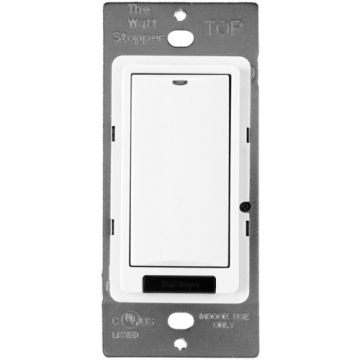 Wattstopper Digital Lighting 1-Button Wall Switch - Infrared - 24V - White