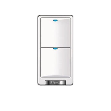 Wattstopper Digital Lighting 2-Button Wall Switch - Infrared - 24V - White