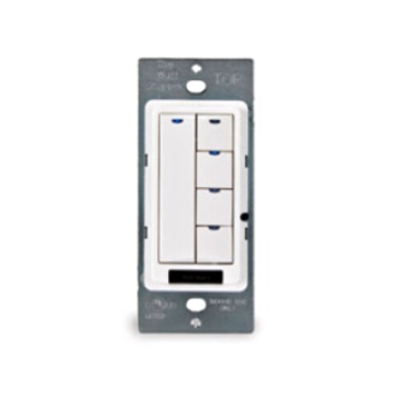 Wattstopper Digital Lighting 5-Button Wall Switch - Infrared - 24V - White