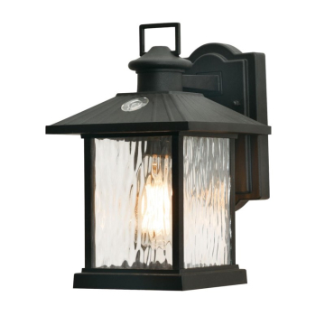 AFX Lennon 11" Outdoor Wall Lantern - 120V - Black