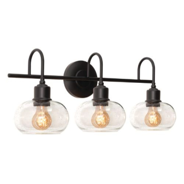 AFX Laney 24" 3-Light Vanity Light - 120V - Black