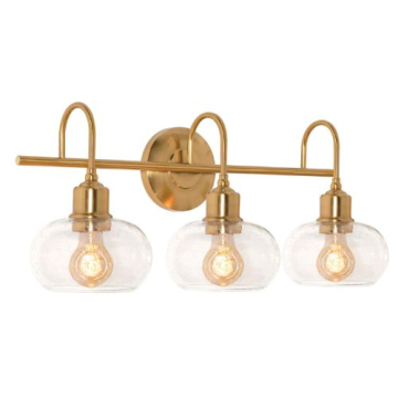 AFX Laney 24" 3-Light Vanity Light - 120V - Vintage Gold