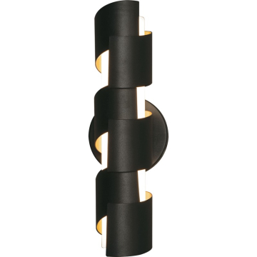 AFX Louie 14" LED Wall Sconce - 3000K - 120V - Black