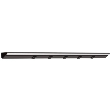 Task Lighting 42.5" 21W Lighted Power Strip - 5 Receptacles - 2700K - 2,100 Lumens - 12V - Black