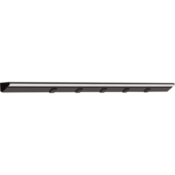 Task Lighting 42.5" 21W Lighted Power Strip - 5 Receptacles - 3000K - 2,100 Lumens - 12V - Black