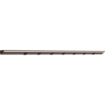 Task Lighting 60.5" 30W Lighted Power Strip - 7 Receptacles - CCT Tunable (27K thru 50K) - 12V - Bronze