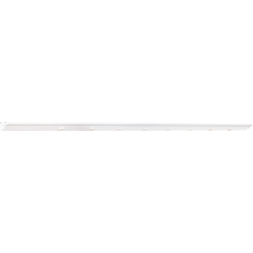 Task Lighting 72.5" 36W Lighted Power Strip - 8 Receptacles - CCT Tunable (27K thru 50K) - 12V - White